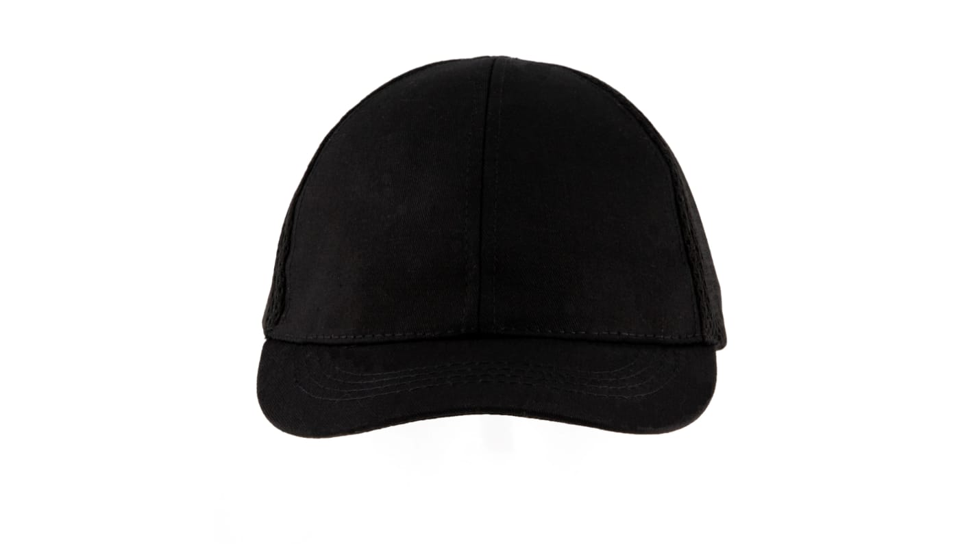 SURFLEX Black Standard Peak Bump Cap, ABS Protective Material