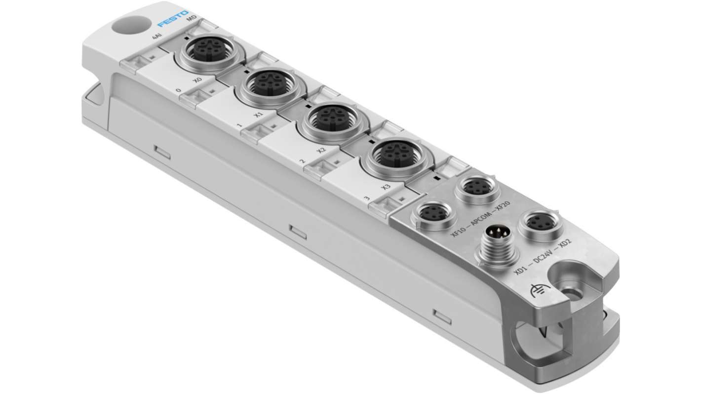 Festo CPX-AP-I Series Analogue Input Module for Use with Valve Terminals, Analog, Socket, 24 V dc