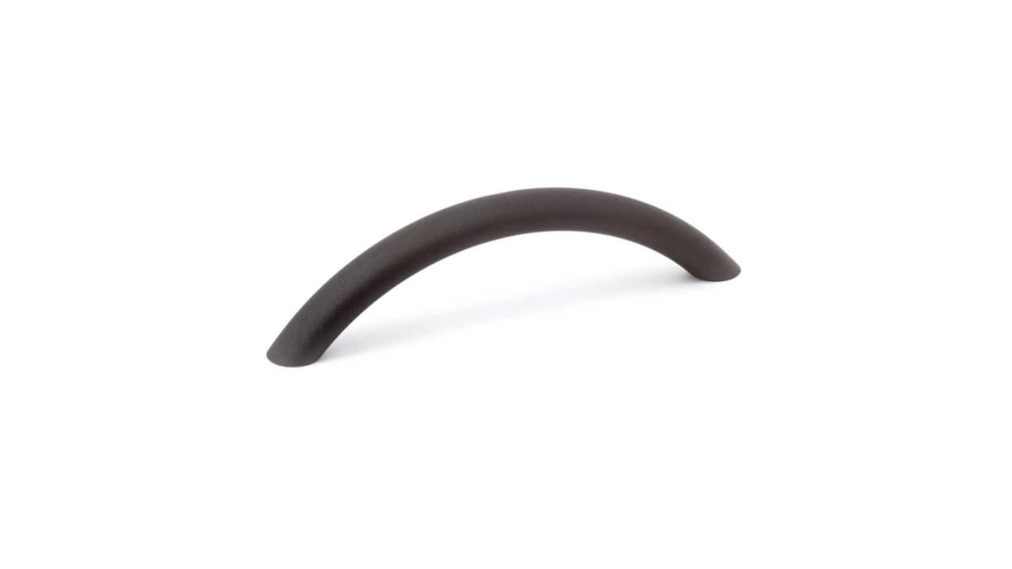 RS PRO Matt Black Aluminium Handle 57mm Height, 25mm Width, 227mm Length