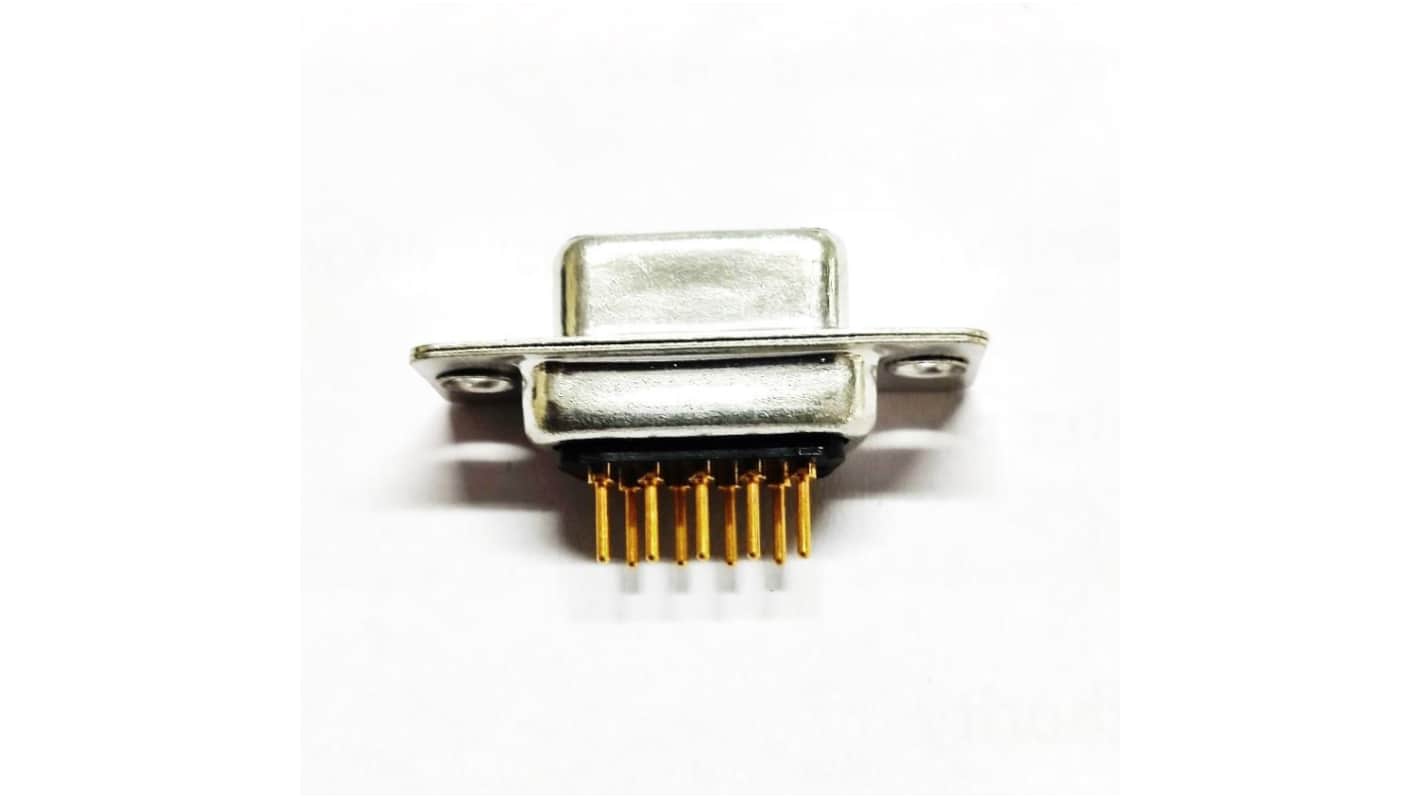 RS PRO 9 Way Panel Mount D-sub Connector Socket, with Panel