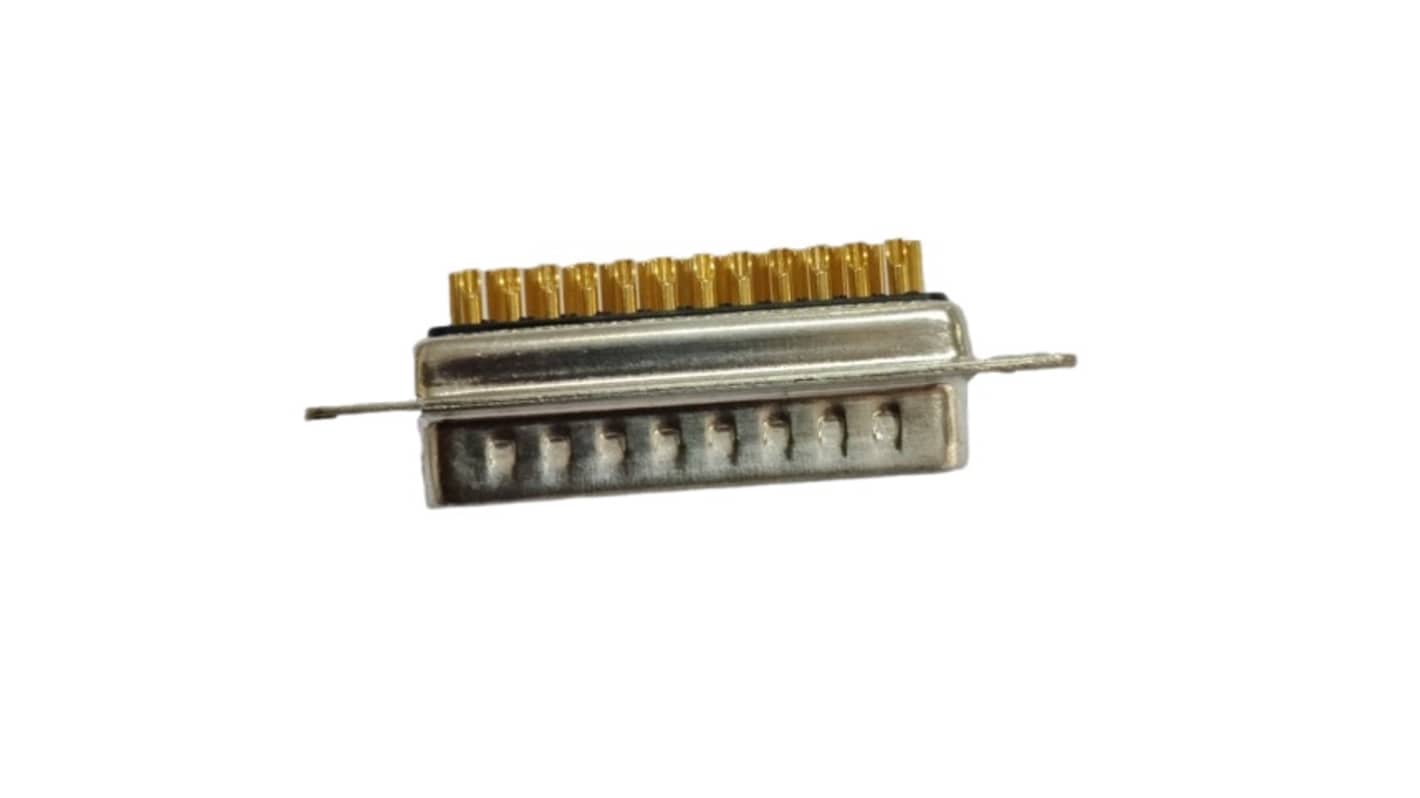 RS PRO 25 Way Panel Mount D-sub Connector Plug, with Panel