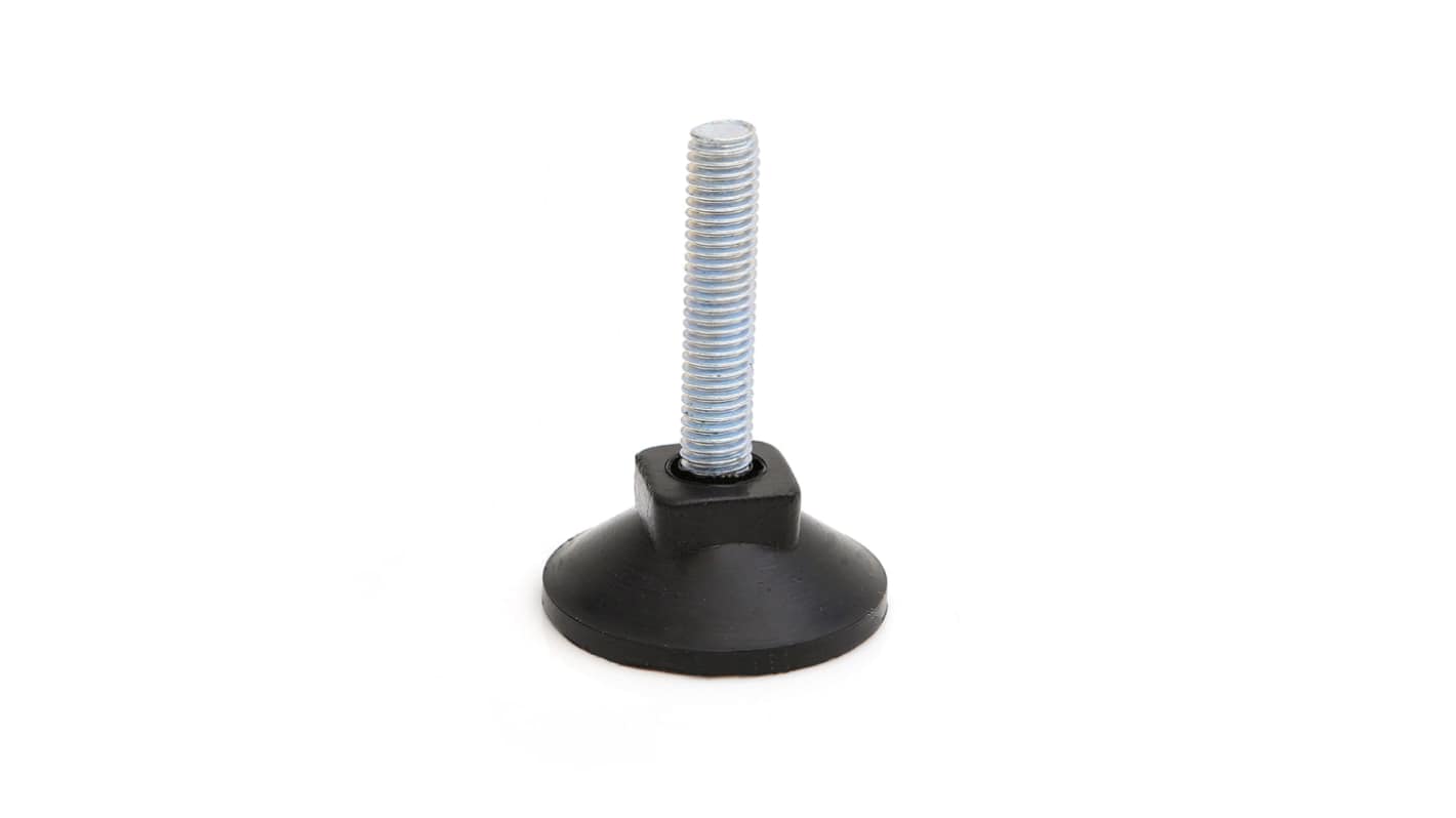 Piedino regolabile RS PRO, Ø 38mm, M8 x 38mm