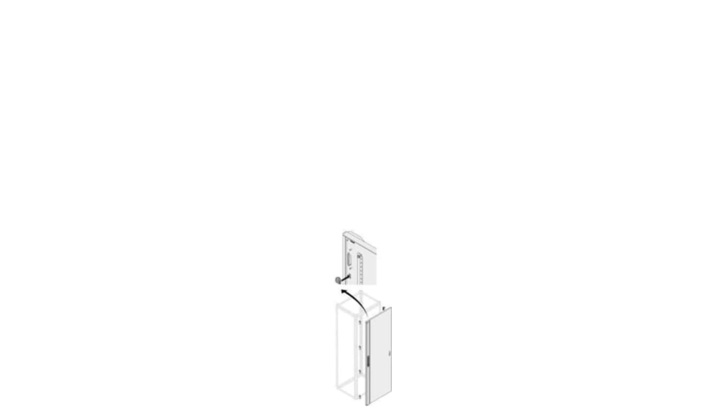 ABB PDLG Series Lockable Pickled Steel Sheet RAL 7035 Opaque, 2000mm H, 1.019m W, 15mm L for Use with PDLB2010
