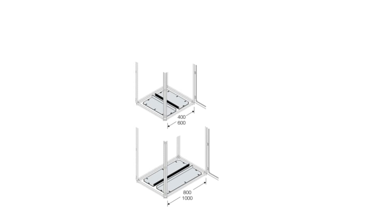 ABB Steel Clamp for Use with Main Distribution Boards, 950 x 190 x 15mm