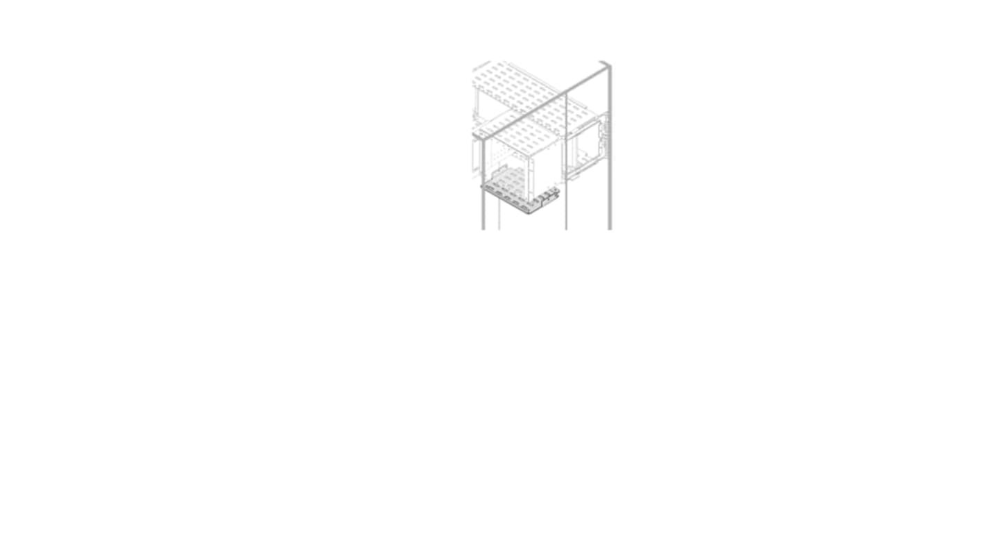 ABB PSHS Series Pickled Steel Sheet Shelf for Use with Modular Boards - System Pro E Power, 125 x 290 x 20mm