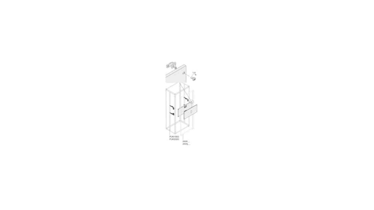 ABB Pickled Steel Sheet Assembly Kit for Use with Main Distribution Boards, 600 x 350 x 600mm