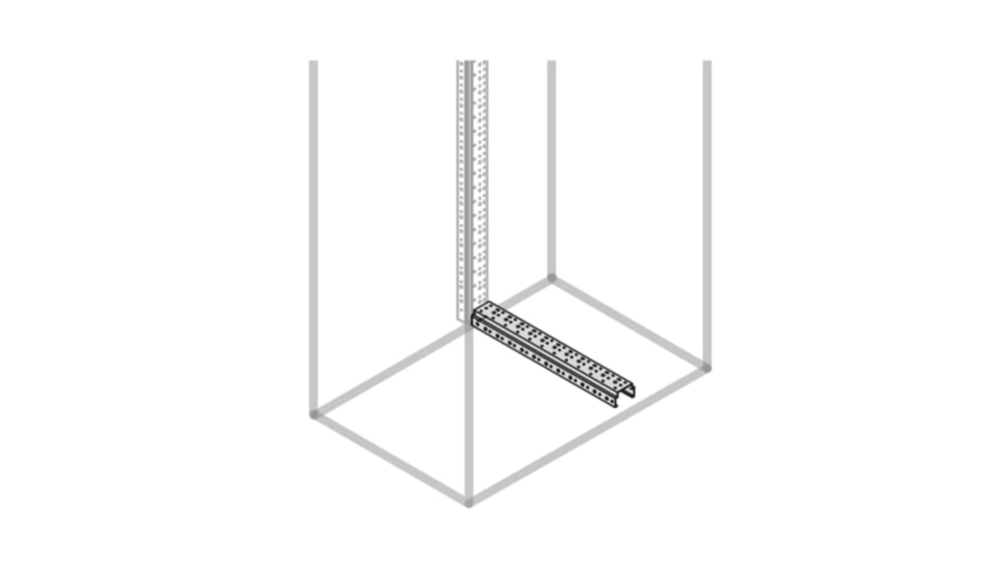 ABB PCIS0900 Series Galvanised Steel Crosspiece, 910mm W, 71mm H, 40mm L For Use With PCIS0900