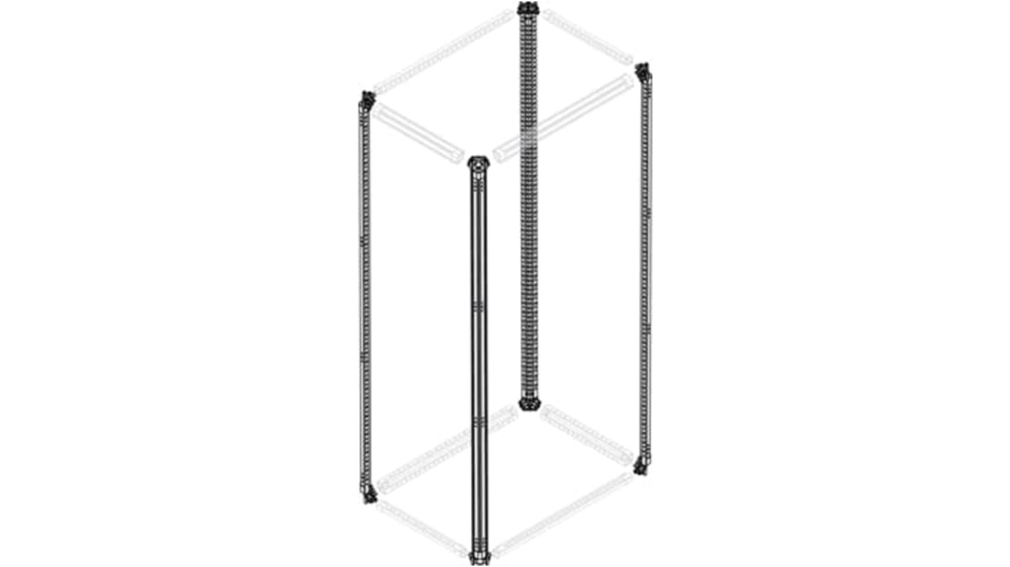 ABB PUPM Series Galvanised Steel Crosspiece, 47.5mm W, 1800mm H, 47.5mm L For Use With PUPM1800