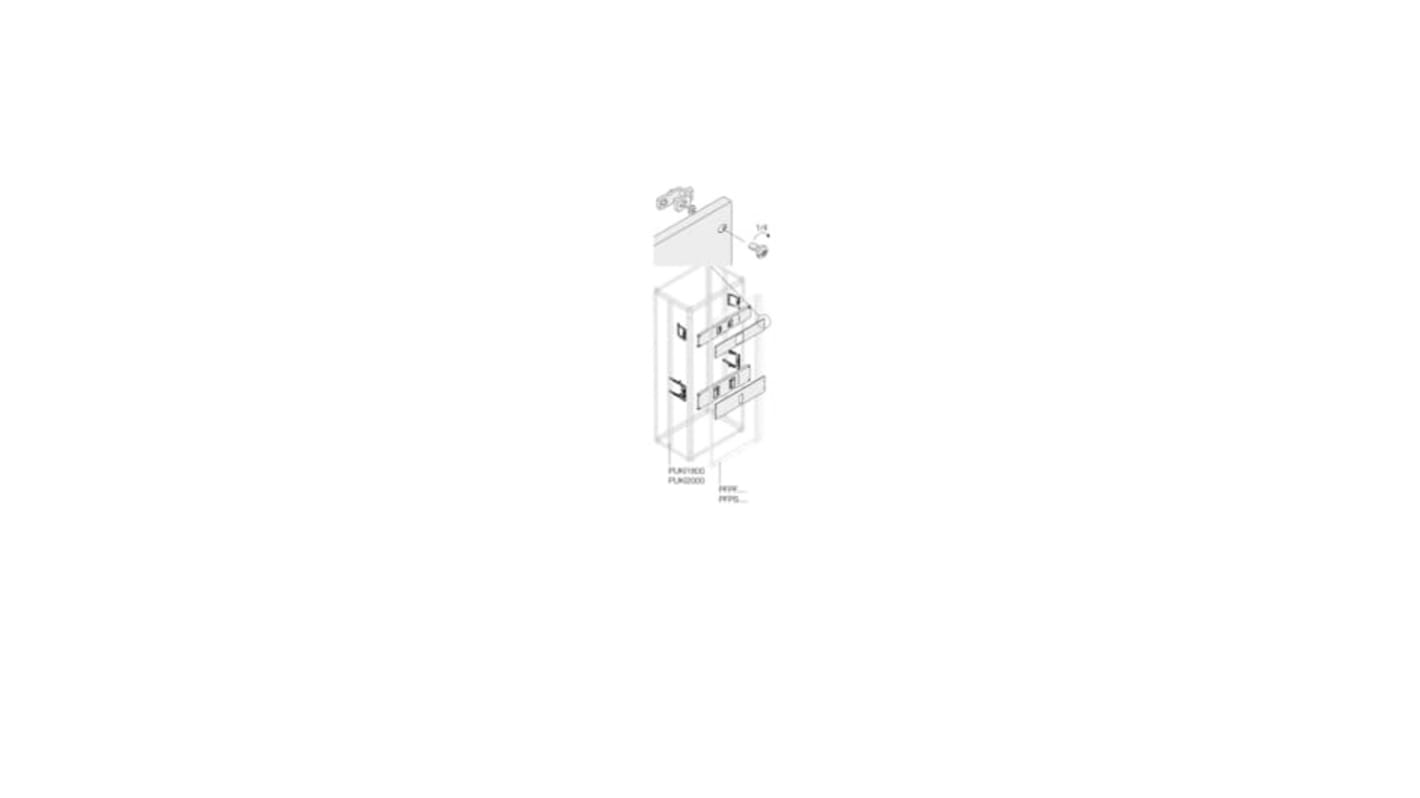 ABB Pickled Steel Sheet Assembly Kit for Use with Main Distribution Boards, 600 x 250 x 600mm