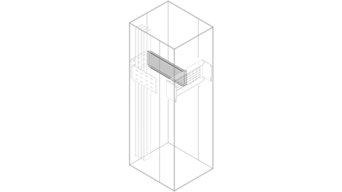 ABB PSVS Series Pickled Steel Sheet Assembly Plate for Use with Modular Boards - System Pro E Power, 480 x 332.5 x