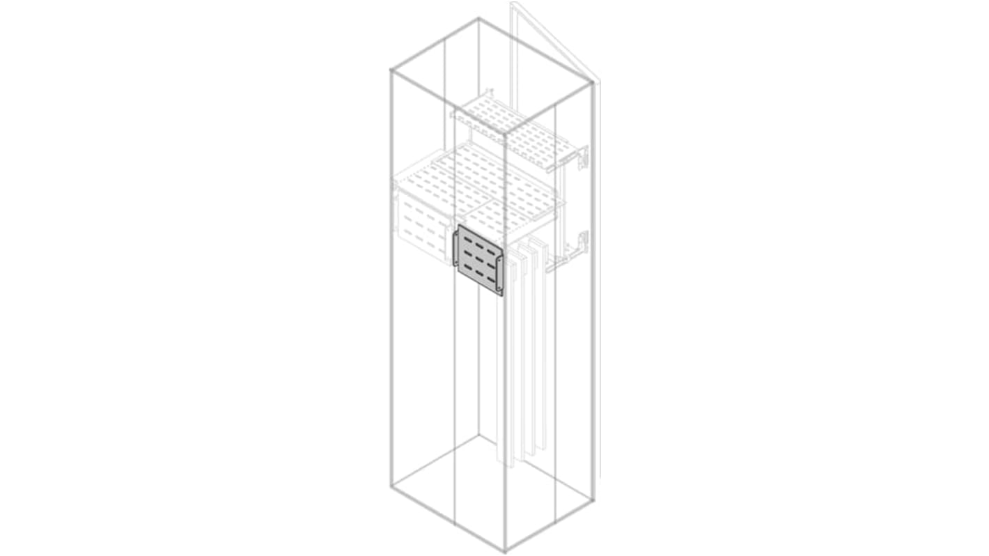 ABB PRVS Series Pickled Steel Sheet Assembly Plate for Use with Modular Boards - System Pro E Power, 165.7 x 170 x 22mm
