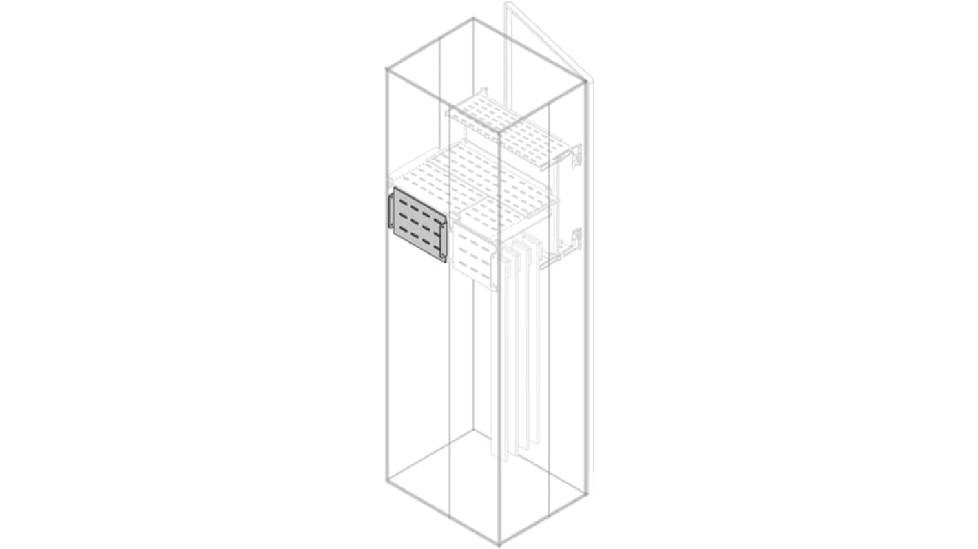 ABB PRVS Series Pickled Steel Sheet Assembly Plate for Use with Modular Boards - System Pro E Power, 265.7 x 220 x 22mm