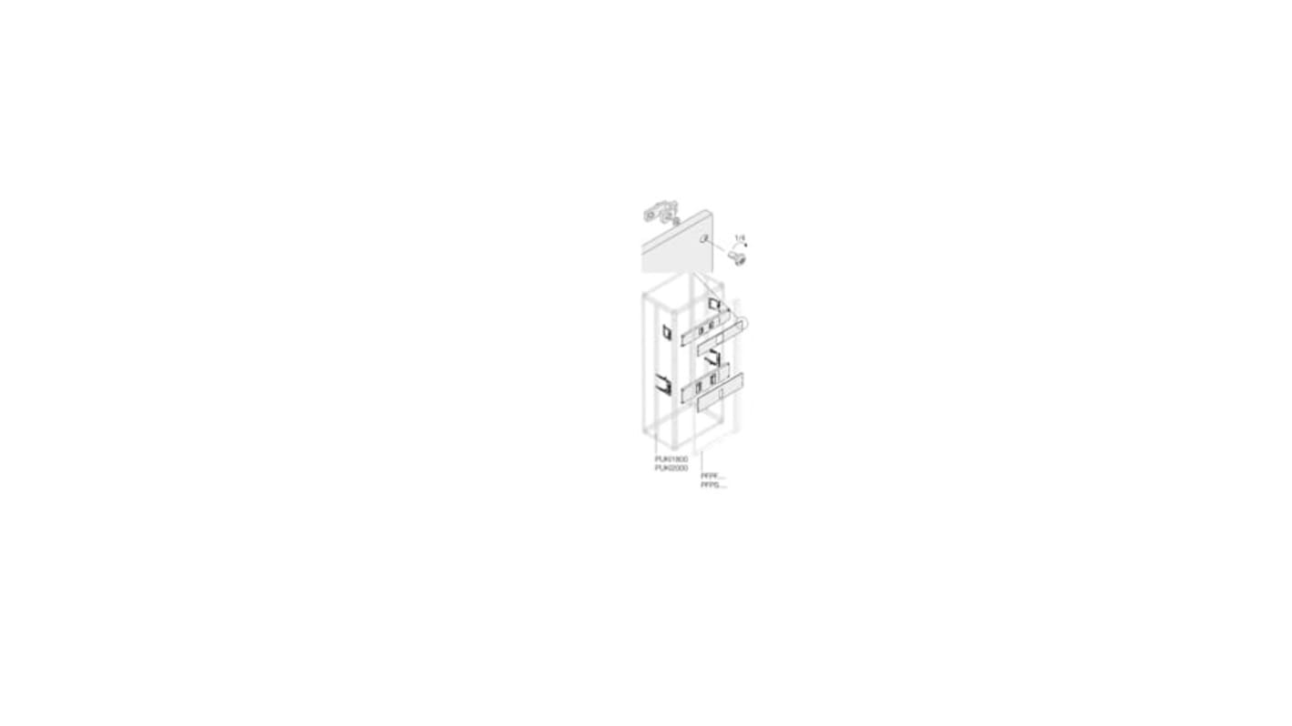 ABB Pickled Steel Sheet Assembly Kit for Use with Main Distribution Boards, 400 x 250 x 400mm