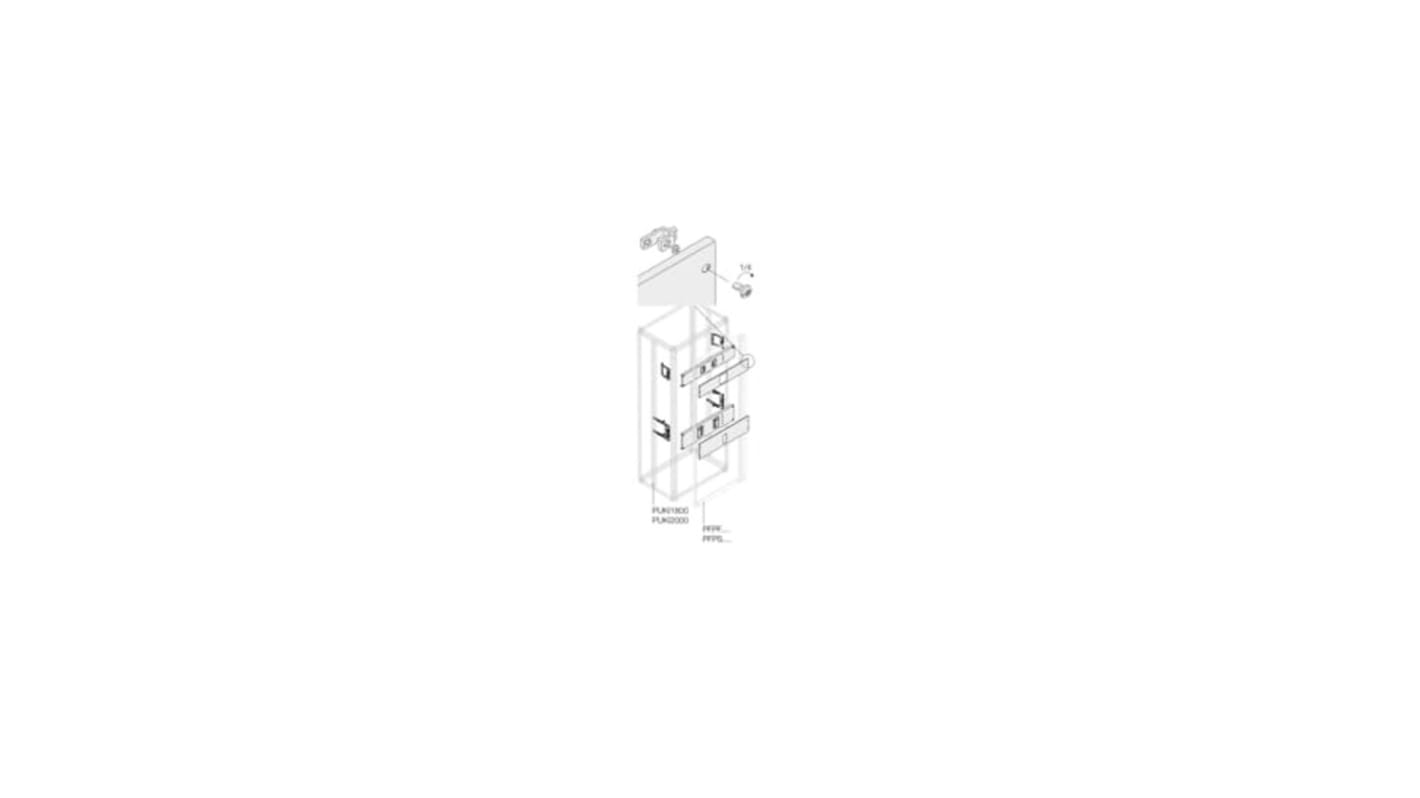 ABB Pickled Steel Sheet Assembly Kit for Use with Main Distribution Boards, 800 x 250 x 800mm