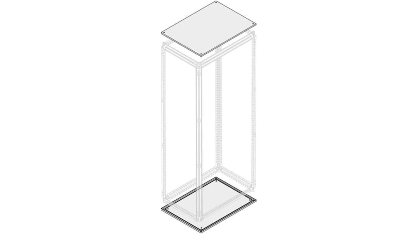 ABB 1STQ Series Pickled Steel Sheet Top/Bottom Cover for Use with Modular Boards - System Pro E Power, 600 x 500mm