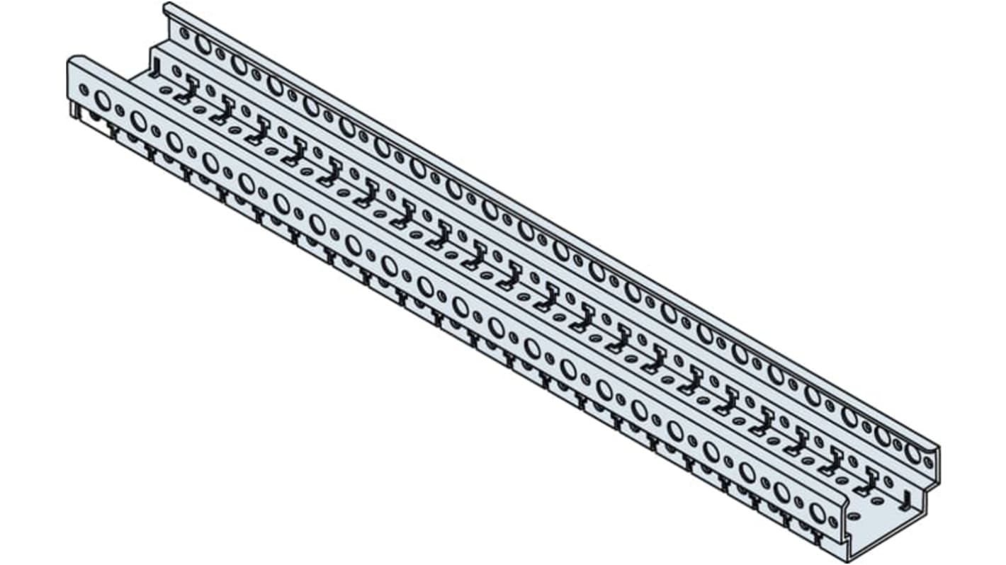 ABB PCKI Series Galvanised Steel Crosspiece, 410mm W, 71mm H, 40mm L For Use With PCKI0400