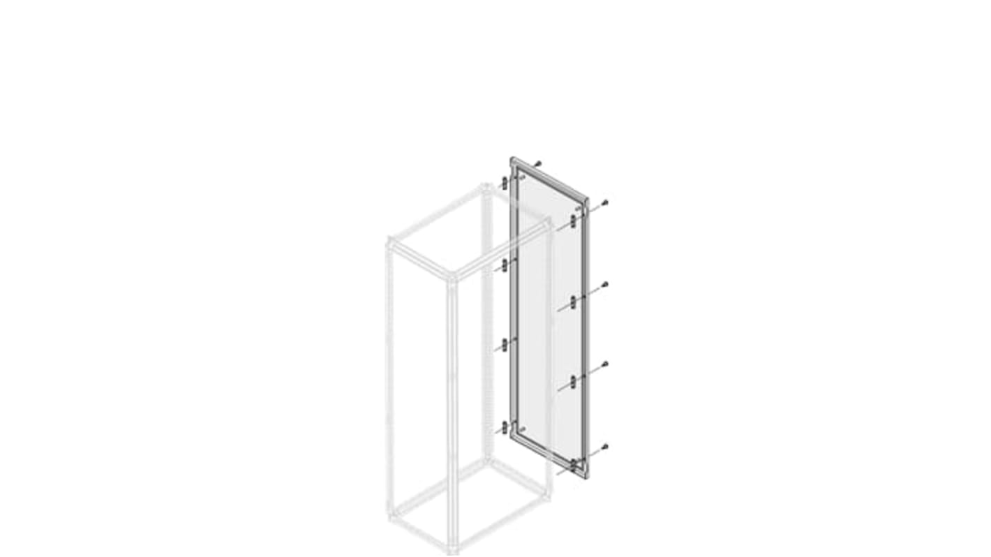ABB PCCM Series Galvanised Steel Crosspiece, 1.25m W, 48mm H, 1250mm L For Use With PCCM1250