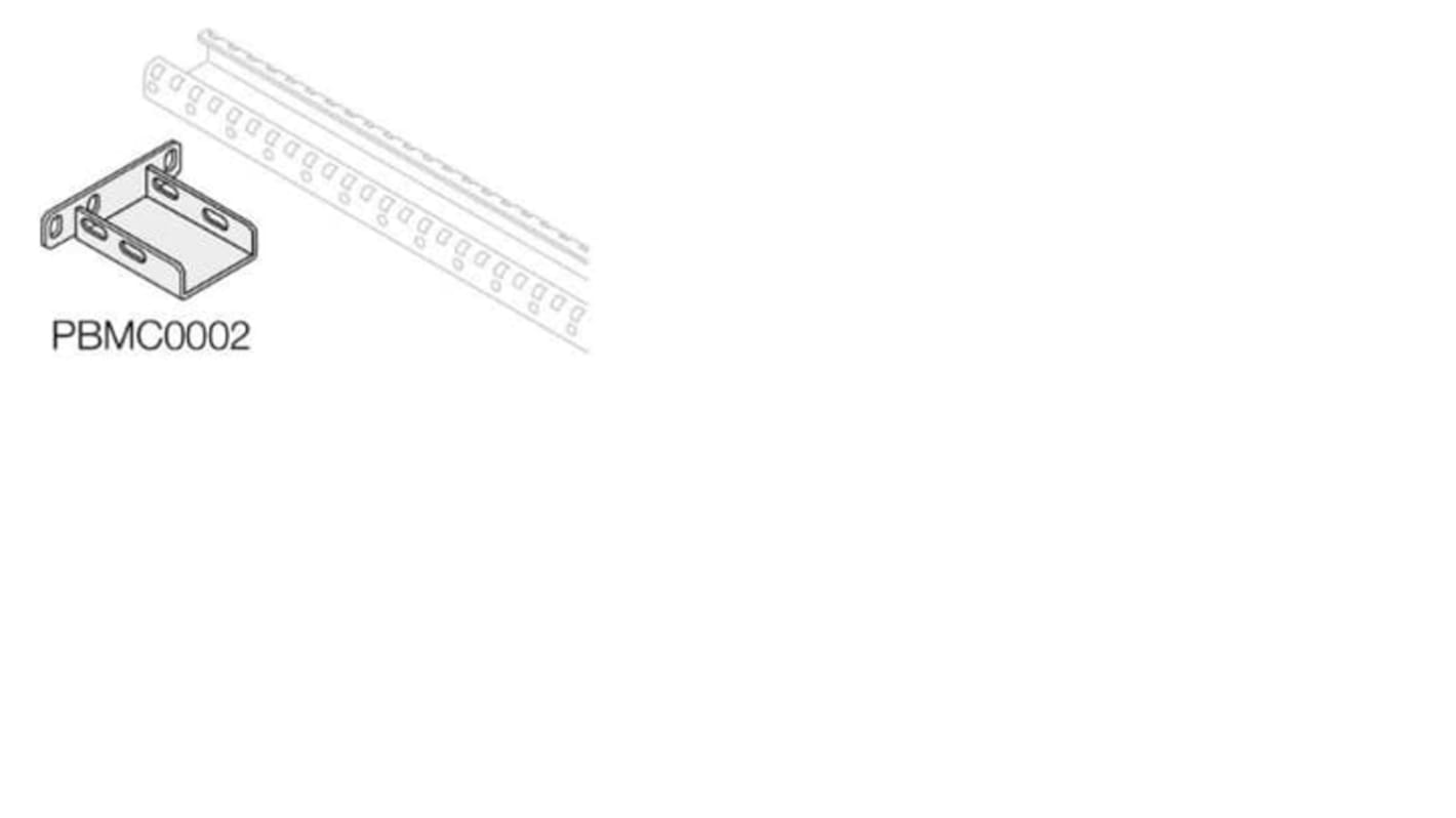 ABB PBMC Series Pickled Steel Sheet Bracket for Use with Modular Boards - System Pro E Power, 130 x 110 x 25mm