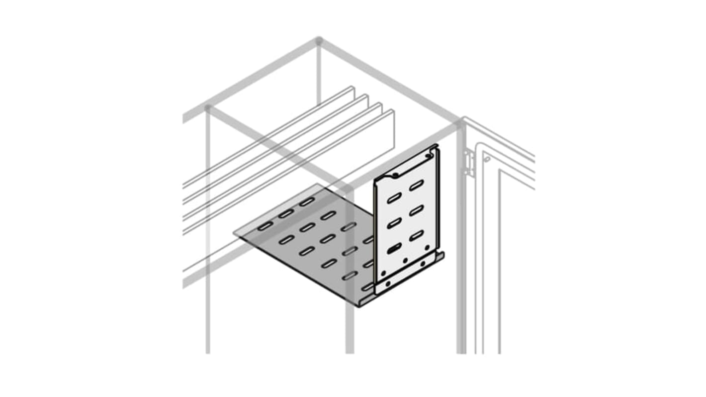 ABB PTHS Series Pickled Steel Sheet Shelf for Use with Modular Boards - System Pro E Power, 419 x 349.5 x 25mm