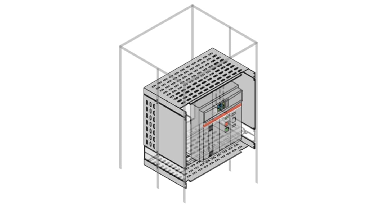 ABB PSVW Series Pickled Steel Sheet Assembly Plate for Use with Modular Boards - System Pro E Power, 806 x 783.2 x 3mm