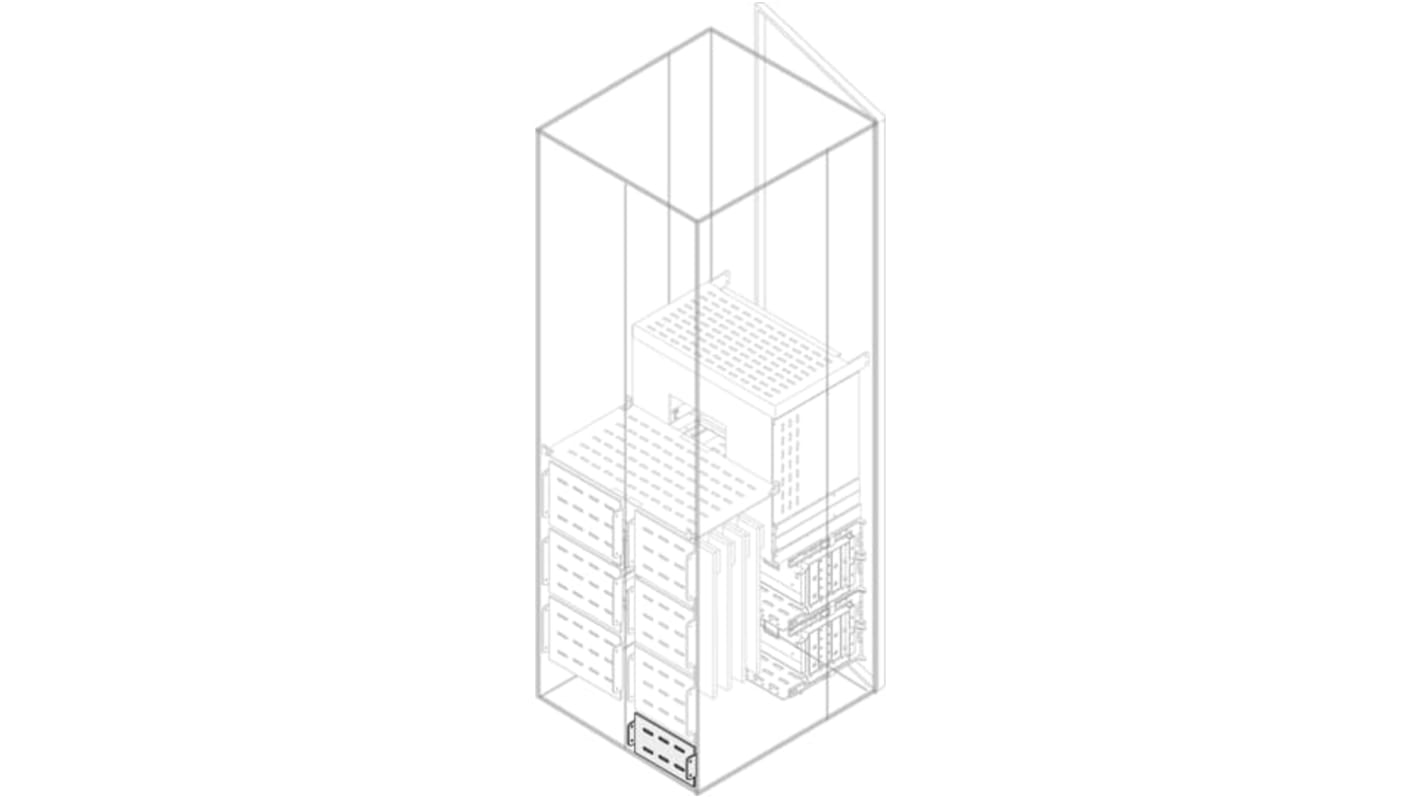 ABB 1STQ Series Pickled Steel Sheet Divider Panel for Use with Modular Boards - System Pro E Power, 150 x 800mm