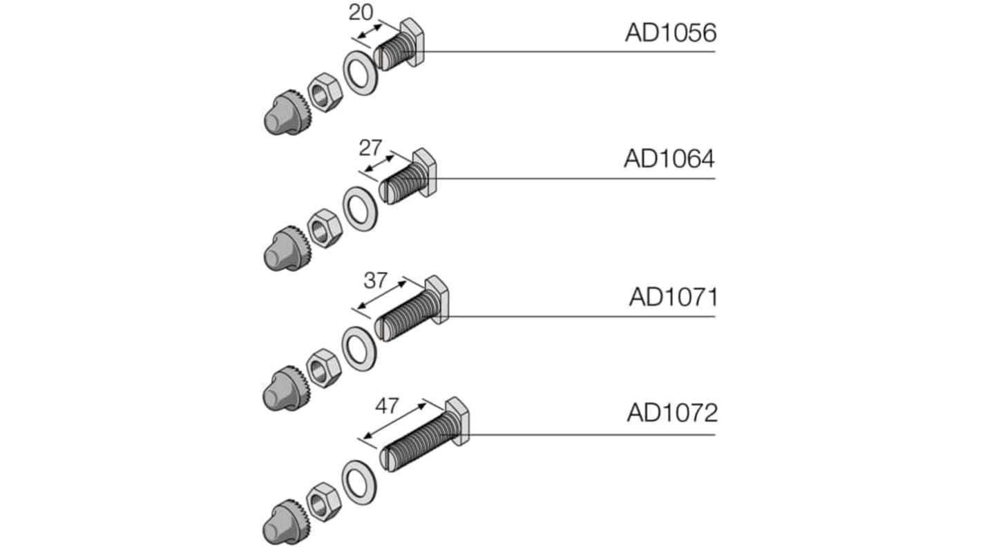 ABB 1STQ Series Screw for Use with Modular Boards - System Pro E Power