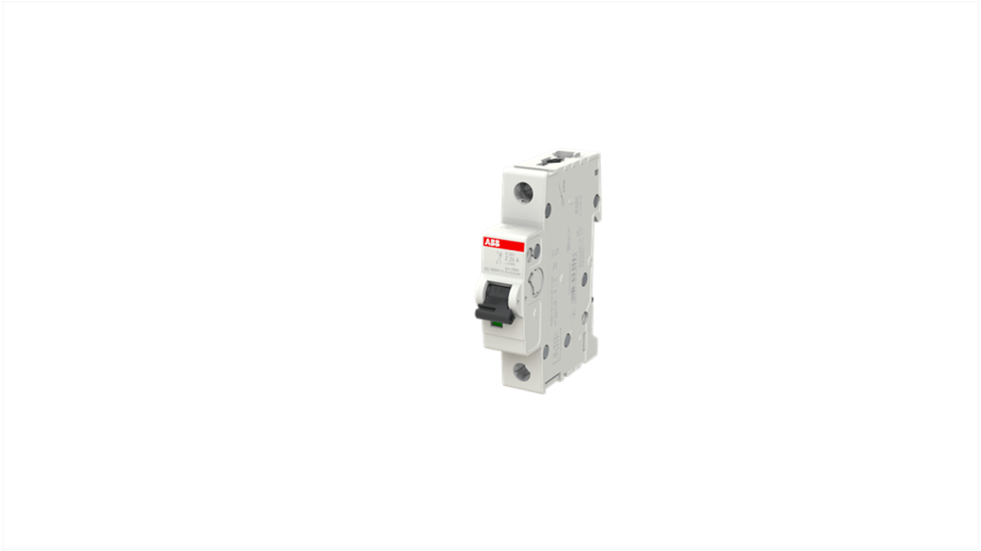 ABB System Pro M Compact S200 MCB, 1P, 25A, Type Z, 230/400V AC, 72V DC, 10 kA Breaking Capacity