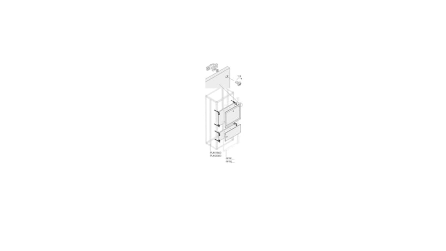 ABB 1STQ Series Pickled Steel Sheet Installation Kit for Use with Modular Boards - System Pro E Power, 500 x 800mm