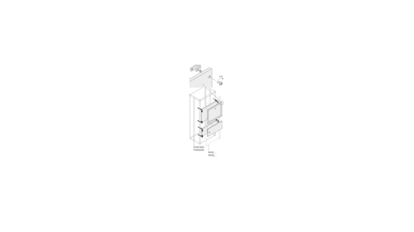 ABB 1STQ Series Pickled Steel Sheet Installation Kit for Use with Modular Boards - System Pro E Power, 500 x 600mm