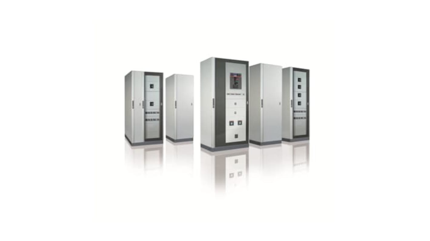 ABB PCRM Series RAL 7035 Pickled Steel Sheet DIN Rail Chassis, 665mm W, 155mm H, 165mm L For Use With PDRM0600