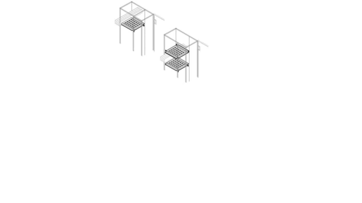ABB PTHS Series Pickled Steel Sheet Shelf for Use with Modular Boards - System Pro E Power, 419 x 500.5 x 25mm