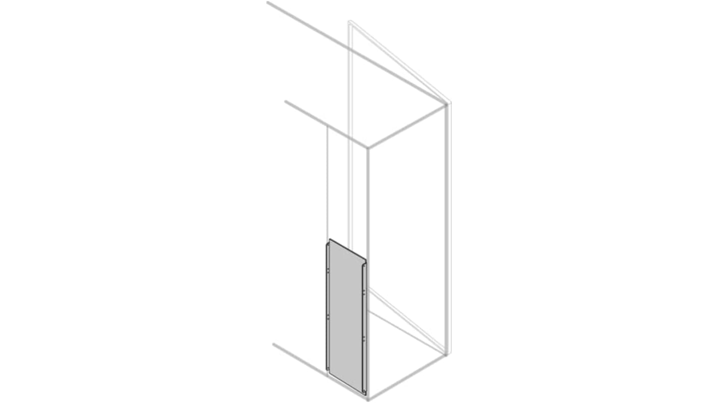 ABB PRBS Series Pickled Steel Sheet Assembly Plate for Use with Modular Boards - System Pro E Power, 1012.7 x 408.2 x