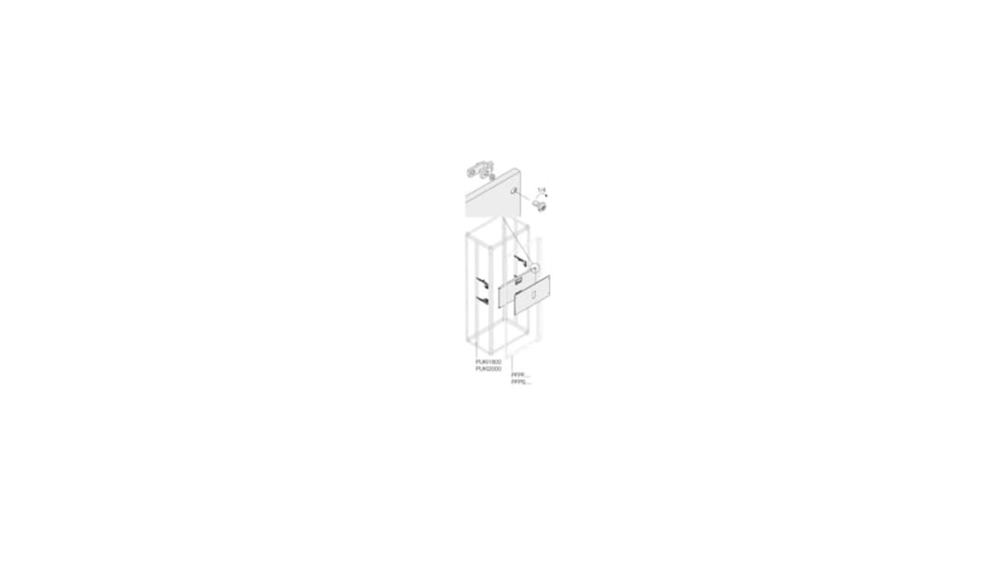 ABB Pickled Steel Sheet Assembly Kit for Use with Main Distribution Boards, 600 x 350 x 600mm