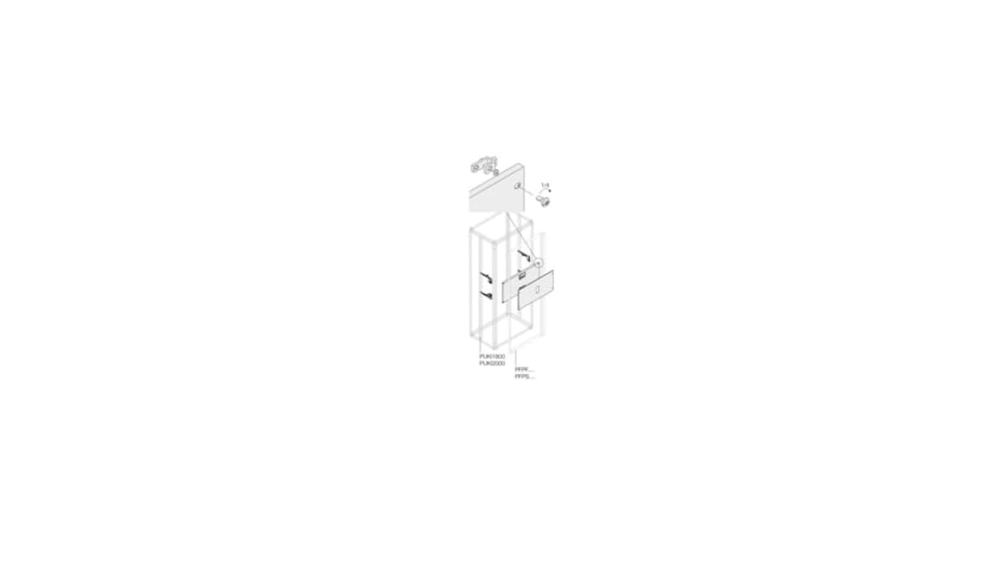 ABB Pickled Steel Sheet Assembly Kit for Use with Main Distribution Boards, 400 x 400 x 400mm