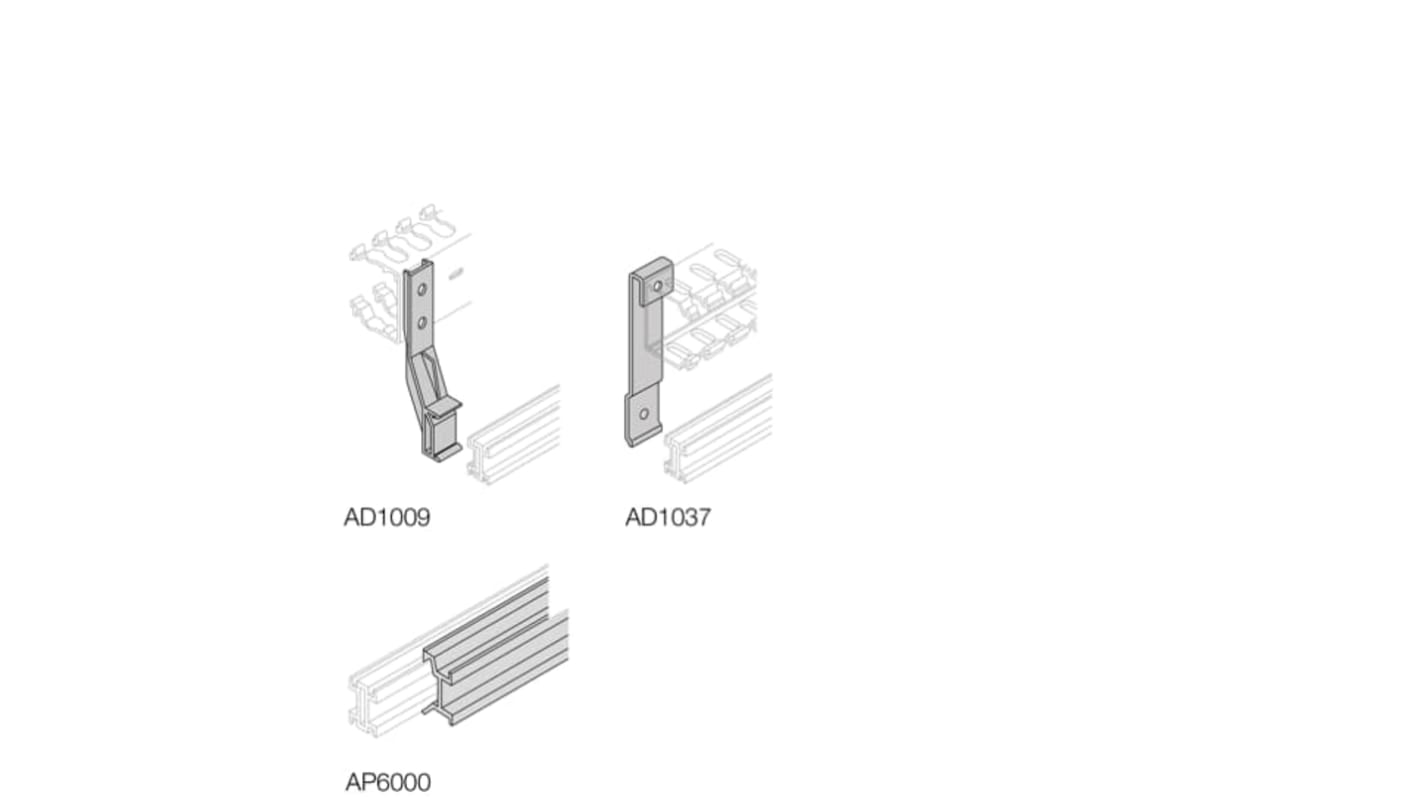 ABB PSRM Series Pickled Steel Sheet Accessory Kit for Use with Modular Boards - System Pro E Power, 120 x 160 x 120mm