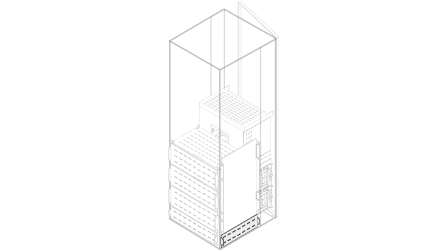 ABB 1STQ Series Pickled Steel Sheet Divider Panel for Use with Modular Boards - System Pro E Power, 150 x 900mm