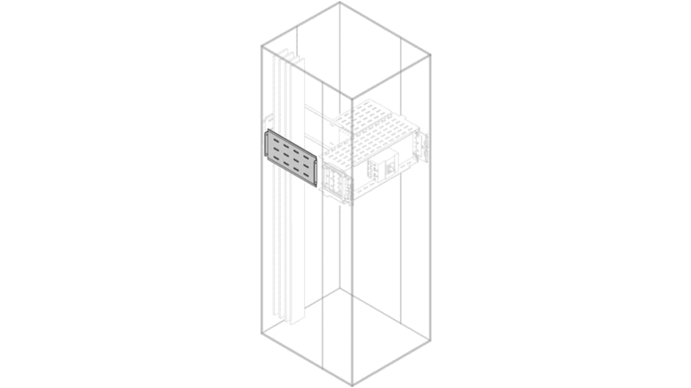 ABB PLVS Series Pickled Steel Sheet Assembly Plate for Use with Modular Boards - System Pro E Power, 290.7 x 295 x 22mm