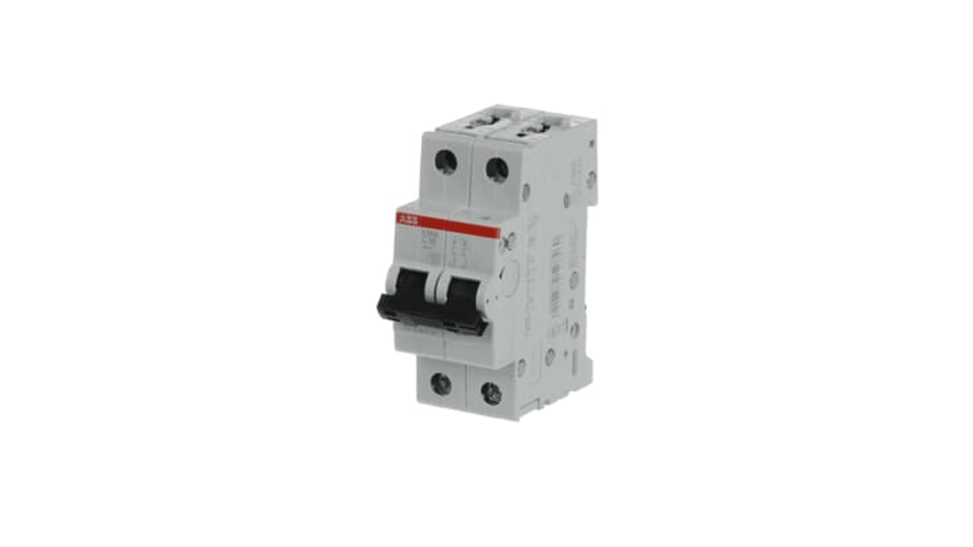Interruttore magnetotermico ABB, 2P 10A 6 kA, Tipo C