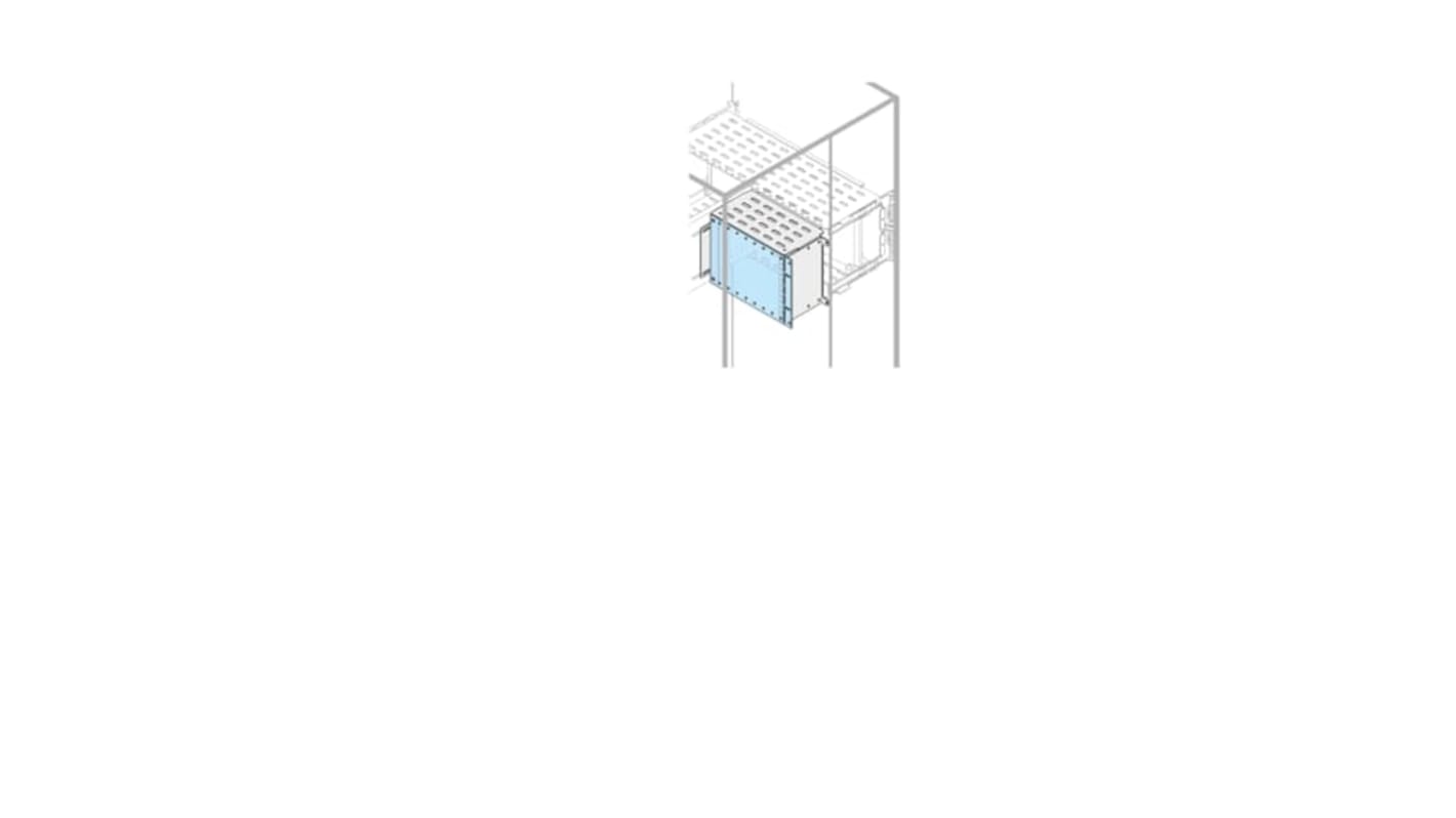 ABB PCVS Series Pickled Steel Sheet Assembly Plate for Use with Modular Boards - System Pro E Power, 242.1 x 190 x 15mm