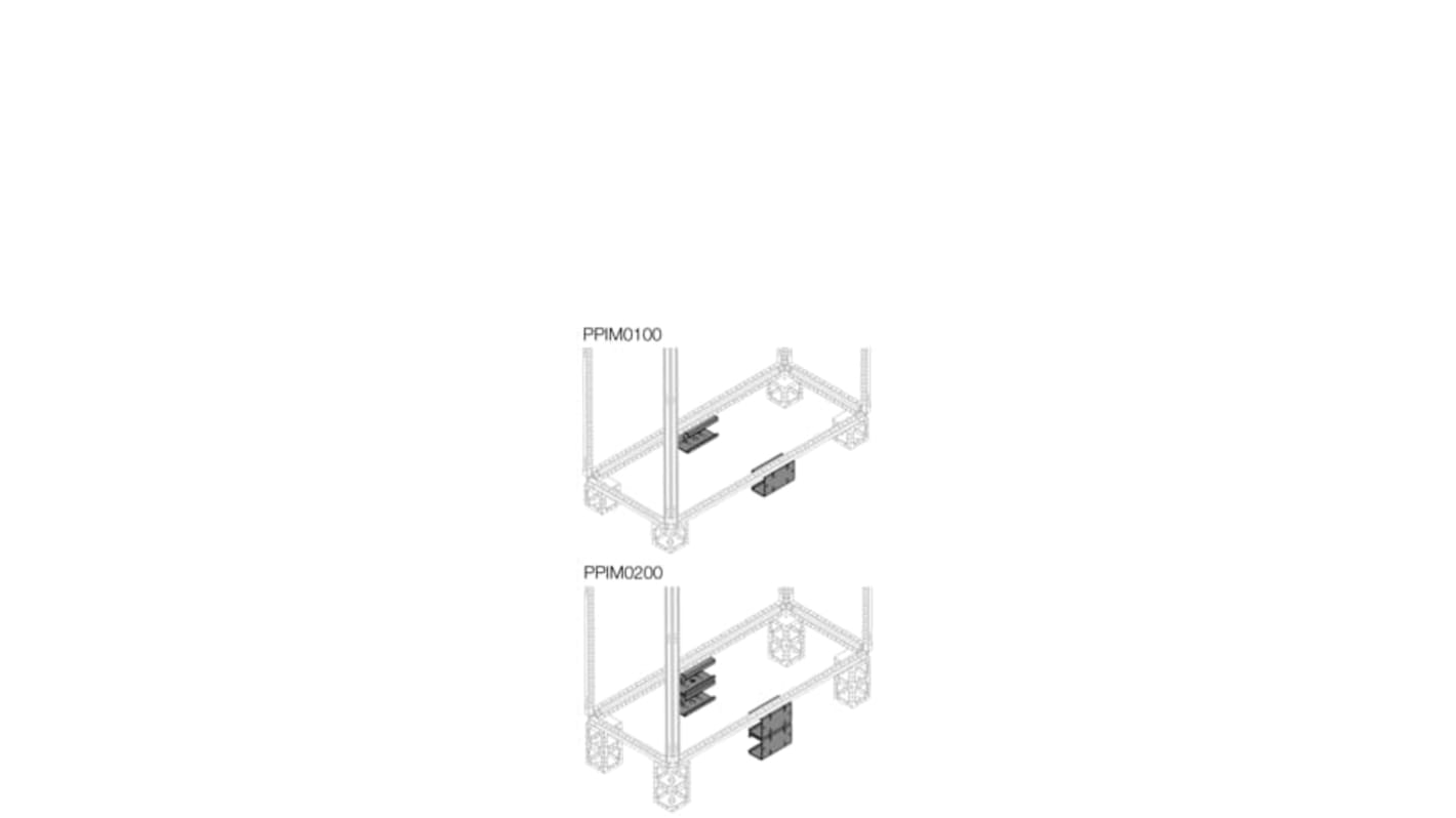 ABB 1STQ Series Sheet Steel Galvanised Plinth for Use with Modular Boards - System Pro E Power, 200 x 200 x 200mm