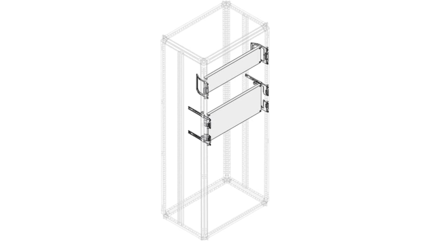 ABB 1STQ Series Sheet Steel Galvanised Mounting Plate for Use with Modular Boards - System Pro E Power, 300 x 400mm