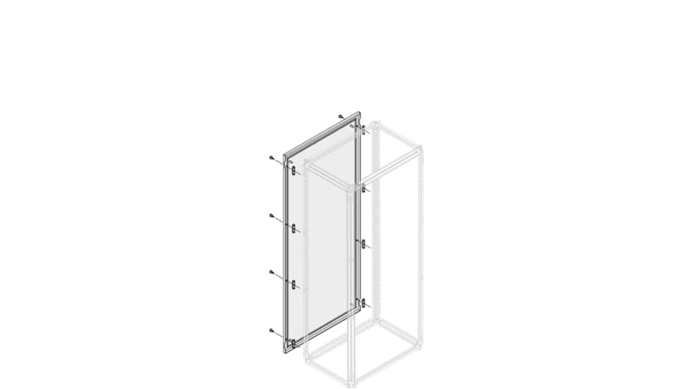 ABB 1STQ Series Pickled Steel Sheet Side Panel for Use with Modular Boards - System Pro E Power, 2000 x 600mm