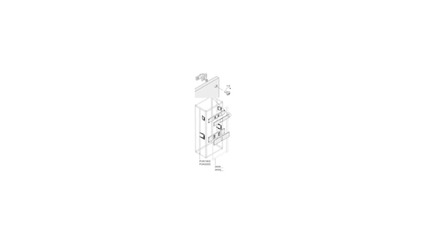 ABB Pickled Steel Sheet Assembly Kit for Use with Main Distribution Boards, 800 x 200 x 800mm