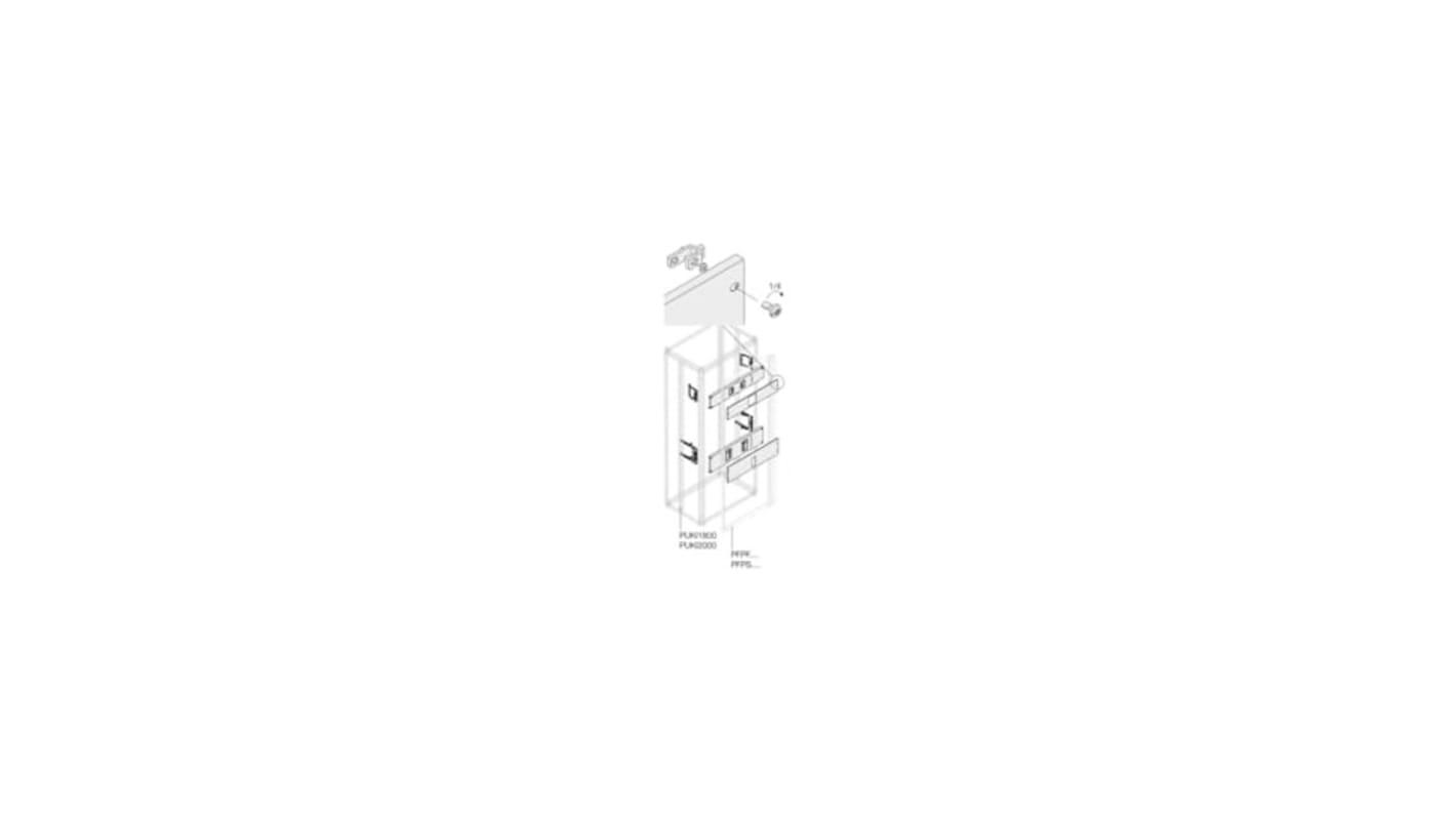 ABB Pickled Steel Sheet Assembly Kit for Use with Main Distribution Boards, 800 x 300 x 800mm