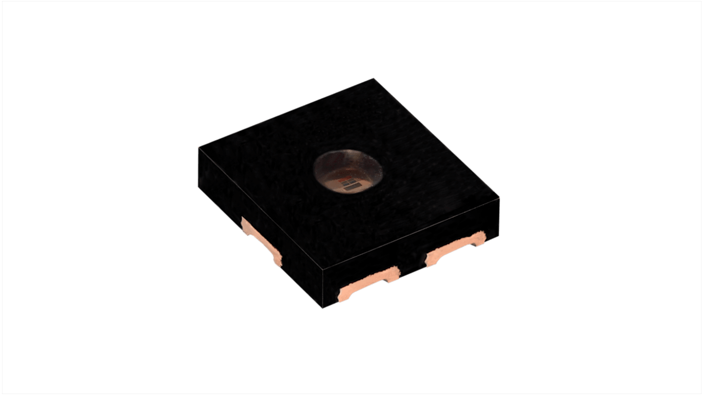Sensor de colores, VEML6046X00, Luz ambiental 2,67 mm x 2,45 mm 6 pines I2C