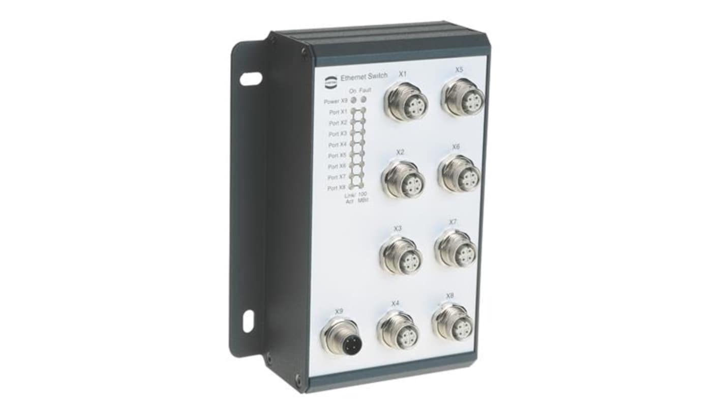 Switch Ethernet HARTING, 8 porte, No