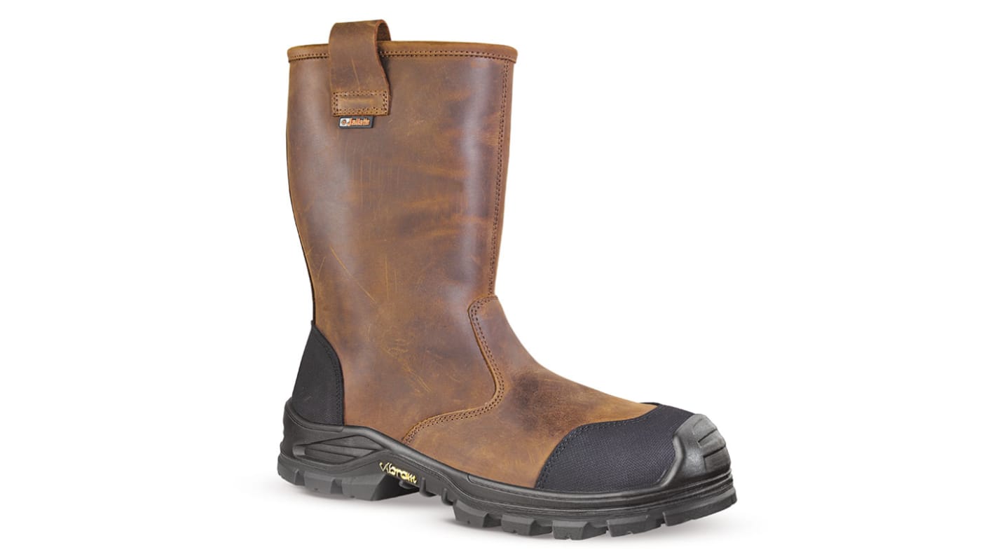 Jallatte JALSALIX SAS Black/Brown Polymer Toe Capped Unisex Safety Boots, UK 9, EU 43
