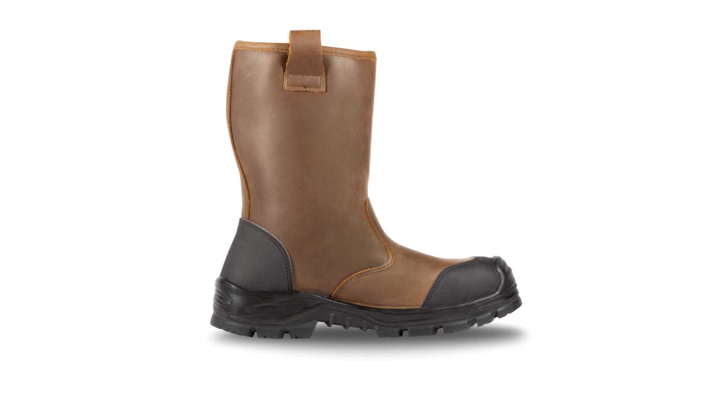 Jallatte Black/Brown Polymer Toe Capped Unisex Safety Boot, UK 7.5, EU 41