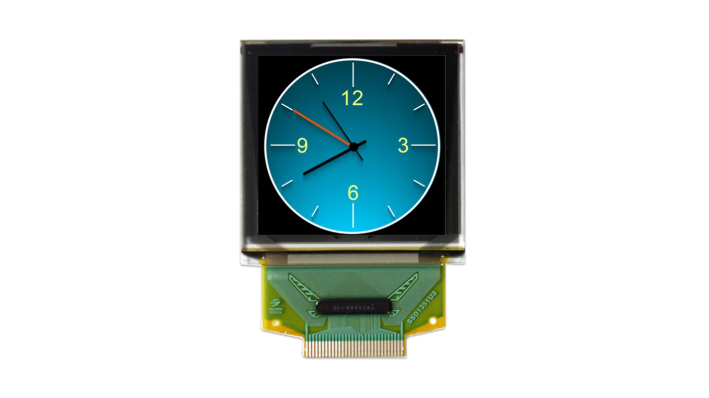 NEWHAVEN DISPLAY INTERNATIONAL PMOLED屏幕, 1.5in, Parallel, SPI接口, 128 x 128pixels