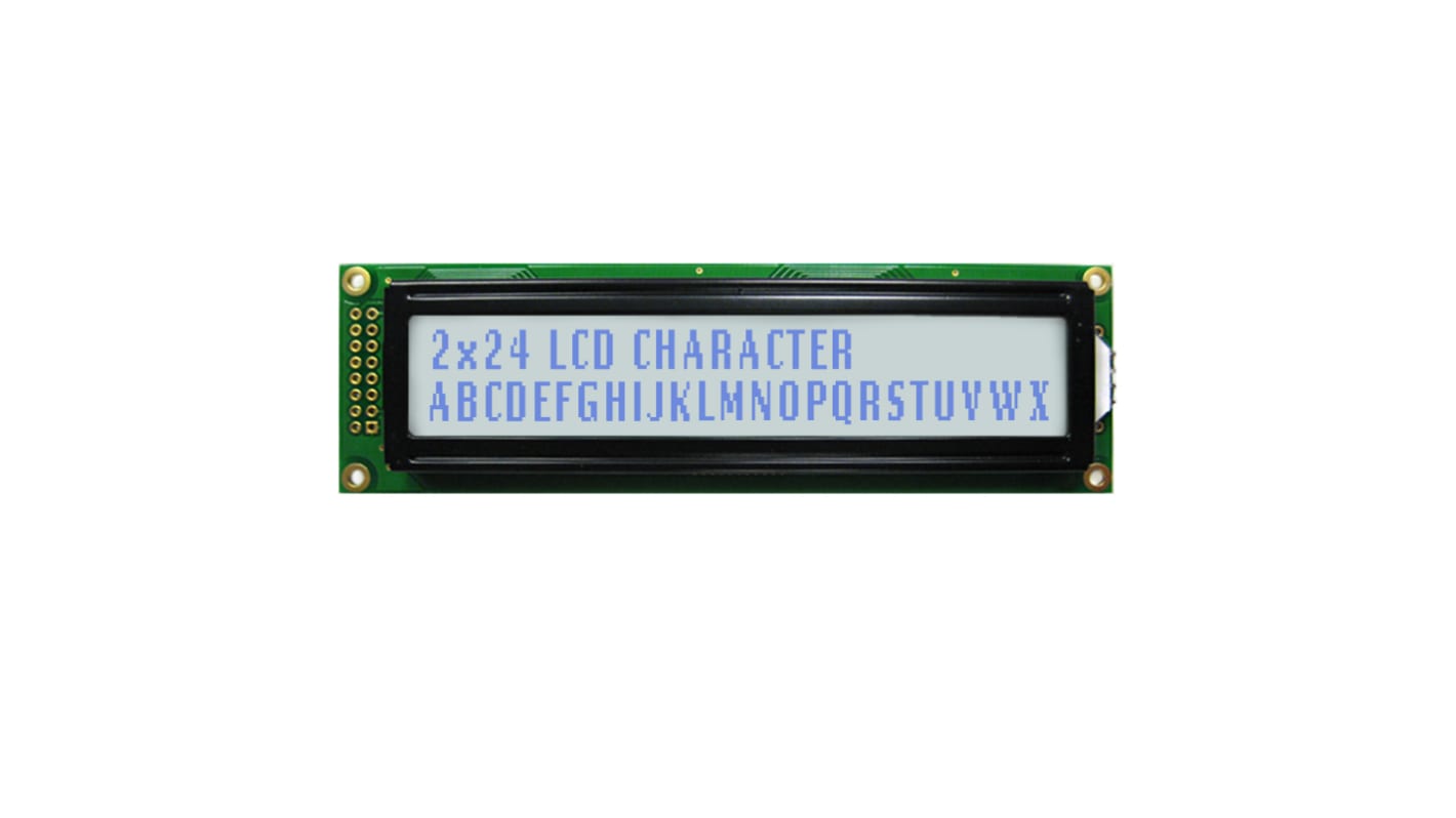 NEWHAVEN DISPLAY INTERNATIONAL NHD-0224AZ-FSW-GBW NHD-0224AZ Alphanumeric LCD Alphanumeric Display, White on Grey, 2